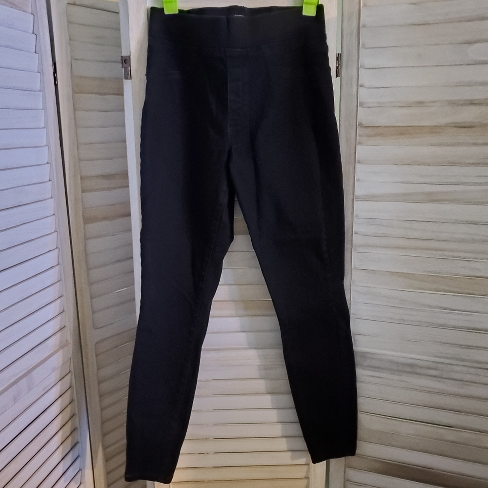 Black Denim High Rise Pull-On Jeggings Size 8